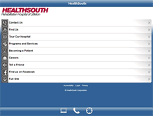 Tablet Screenshot of healthsouthdenver.com